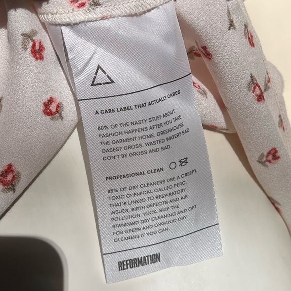 Reformation Floral Spaghetti Strap Cami size Small - Picture 7 of 7